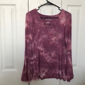 Long sleeve pink shirt